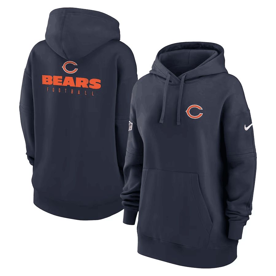 Women 2023 NFL Chicago Bears blue Sweatshirt style 1